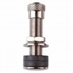 Weldtite Valve Tubeless Straight-Chrome 327 8mm Clamp-In 5029