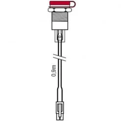 Optimate TM-78 Waterproof 12v DIN panel socket -Motorcycle Accessories Sales 2022 14683 1