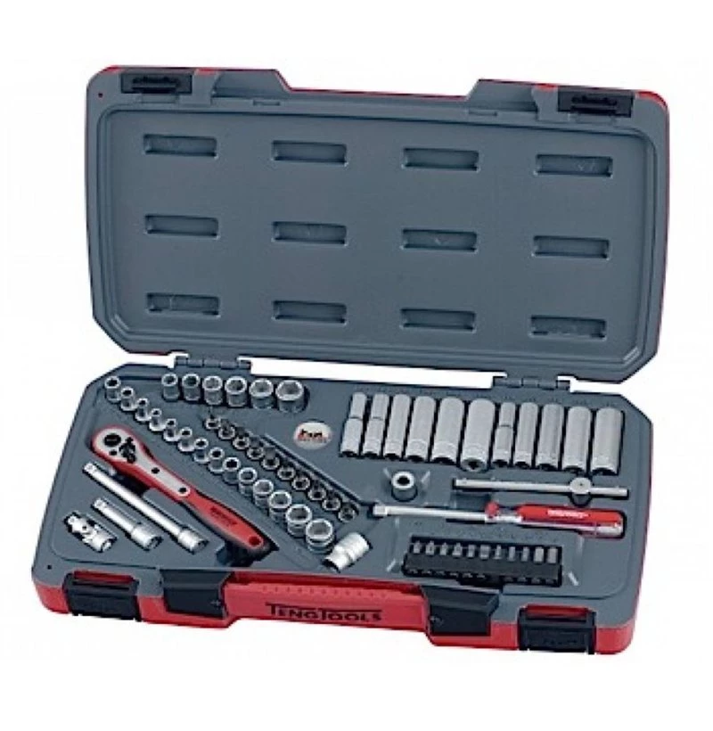 Teng 60 piece 1/4" Drive Socket Set - T1460 3 Teng 60 piece 1/4" Drive Socket Set - T1460