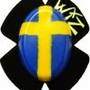 WIZ Blue with Yellow Cross Knee Sliders -Motorcycle Accessories Sales 2022 15525