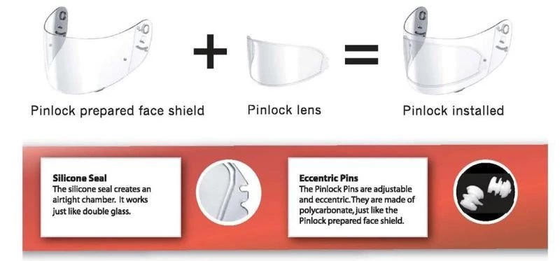 Schuberth C3, C3 PRO, S2, E1 Clear Antifog Insert 120 6 Schuberth C3, C3 PRO, S2, E1 Clear Antifog Insert 120 - Image 4