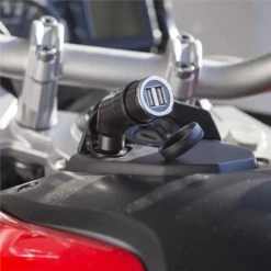 Interphone 12V Dual USB Din Adapter -Motorcycle Accessories Sales 2022 16136 2