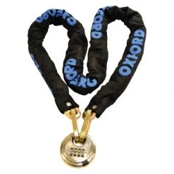 Oxford Discus Chain 10 Heavy Duty Chain & Combination Padlock