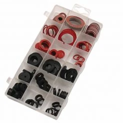 Bikeit Rubber Sealing Washer 141 Piece Assortment Kit (72090)