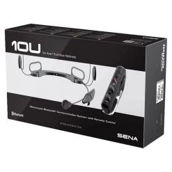 Sena 10U Motorcycle Bluetooth Communication System - Arai Full Face Helmet