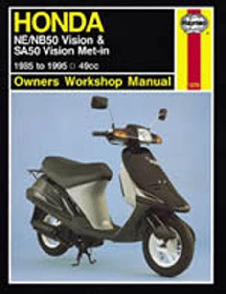 Haynes Manual 1278 Honda NE/NB50 VISION 3 Haynes Manual 1278 Honda NE/NB50 VISION