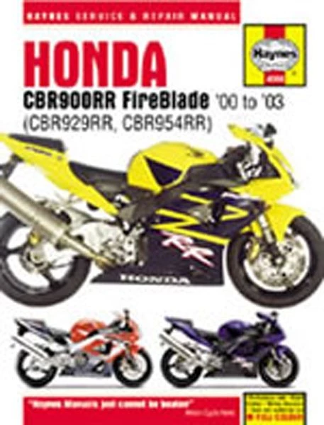 Haynes Manual 4060 Honda CBR900RR 00-ON 3 Haynes Manual 4060 Honda CBR900RR 00-ON