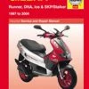 Haynes Manual 4163 GILERA RUNNER/DNA/STALKER & ICE 97-11 -Motorcycle Accessories Sales 2022 2209