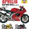 Haynes Manual 4255 Aprilia RSV1000 MILLE 98-03 -Motorcycle Accessories Sales 2022 2213