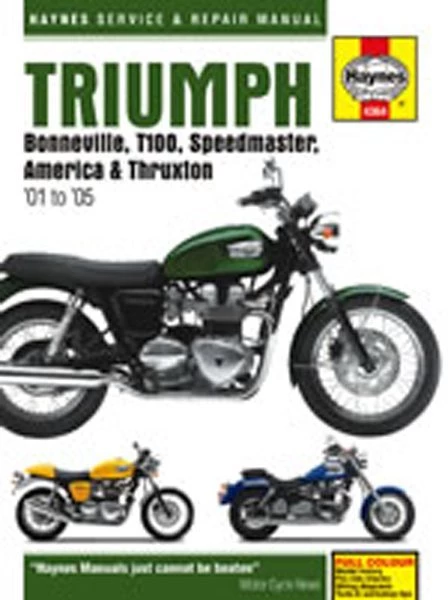 Haynes Manual 4364 Triumph Bonnie;T100;Speed;Thrux 00-12 3 Haynes Manual 4364 Triumph Bonnie;T100;Speed;Thrux 00-12
