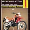 Haynes Manual 1132 HON MBX/MTX125;MTX200 T1131883-93 -Motorcycle Accessories Sales 2022 2222