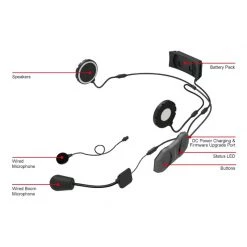 Sena Low Profile M/C B/T Communication System (Dual Pack) 10R-01D -Motorcycle Accessories Sales 2022 22235 7