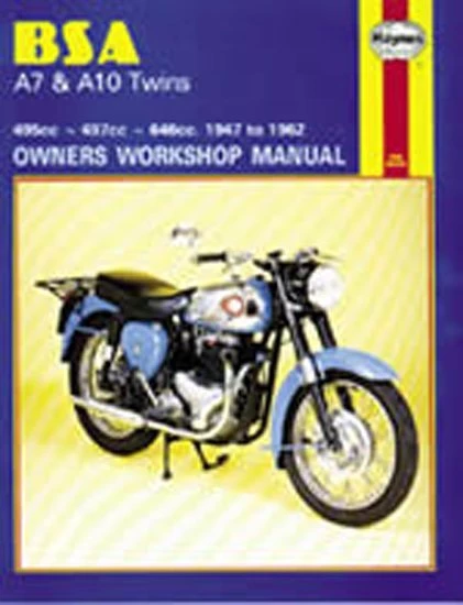 Haynes Manual 121 BSA A7 & A10 47-62 3 Haynes Manual 121 BSA A7 & A10 47-62