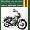 Haynes Manual 122 Triumph 650/750 UNIT TWINS
