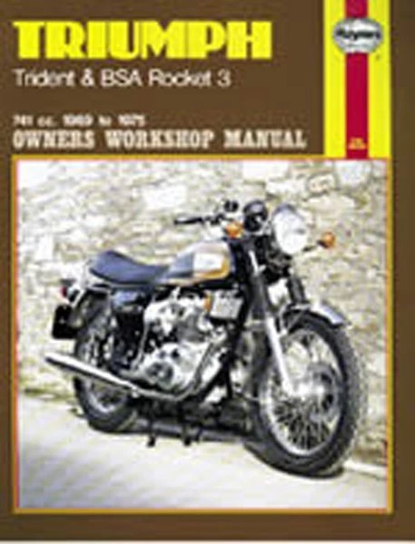 Haynes Manual 136 Triumph TRIDENT & BSA ROCKET 3 3 Haynes Manual 136 Triumph TRIDENT & BSA ROCKET 3