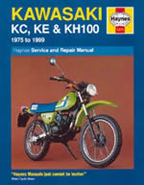 Haynes Manual 1371 KAW KC/KE/KH100 3 Haynes Manual 1371 KAW KC/KE/KH100