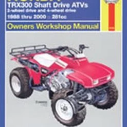 Haynes Manual 2125 HON ATV TRX300 SHAFT DRIVE 88-00