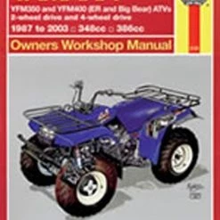 Haynes Manual 2126 YAM ATV YFM350 & YFM400 (ER AND BIG BEAR) 87-09