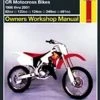 Haynes Manual 2222 HON CR80/125/250500R 86-07 -Motorcycle Accessories Sales 2022 2267