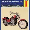 Haynes Manual 2312 HON SHADOW 600 & 750 (88-99)