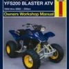 Haynes Manual 2317 YAM ATV YFS200 BLASTER 88-02 -Motorcycle Accessories Sales 2022 2273
