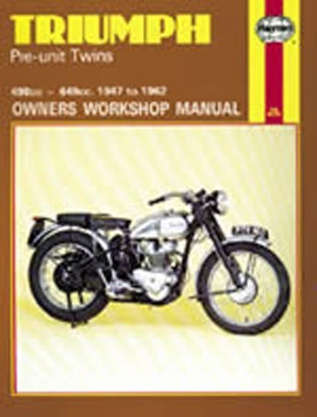 Haynes Manual 251 Triumph PRE-UNIT TWINS 3 Haynes Manual 251 Triumph PRE-UNIT TWINS