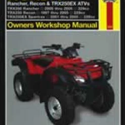 Haynes Manual 2553 HON ATV+T9811 RANCHER; RECON & TRX250EX