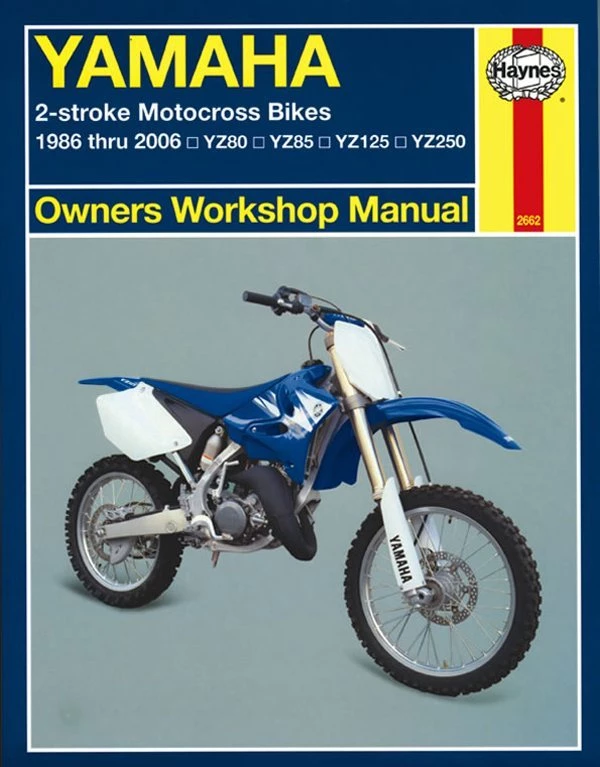 Haynes Manual 2662 Yamaha 2-Stroke Motocross Bikes 86-06 3 Haynes Manual 2662 Yamaha 2-Stroke Motocross Bikes 86-06