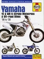 Haynes Manual 2689 Yam YZ &WR 4-Stroke Moto-X/Off-Road Bikes 98-08