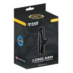 RAM Mounts Double Socket Arm 1" Ball (Long) -Motorcycle Accessories Sales 2022 22920 1