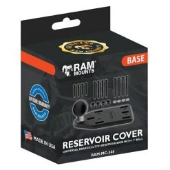RAM Mounts Brake/Clutch Reservoir Cover Base 1" Ball Offset -Motorcycle Accessories Sales 2022 22928 1