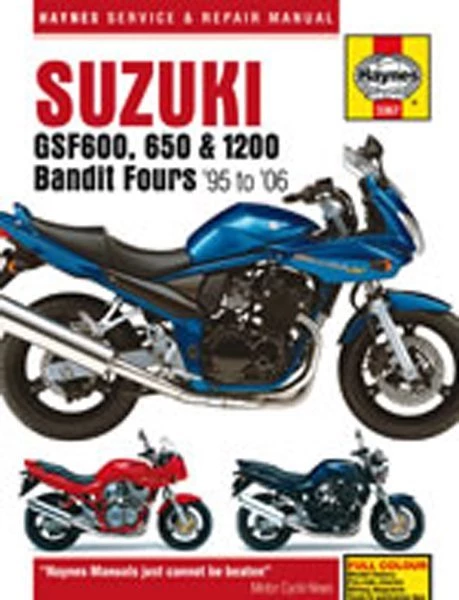 Haynes Manual 3367 Suzuki GSF600;650 & 1200 Bandit 95-06+T11449 3 Haynes Manual 3367 Suzuki GSF600;650 & 1200 Bandit 95-06+T11449