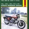 Haynes Manual 339 Moto Guzzi 750; 850 & 1000 V-twins 74-78