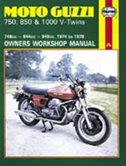 Haynes Manual 339 Moto Guzzi 750; 850 & 1000 V-twins 74-78 3 Haynes Manual 339 Moto Guzzi 750; 850 & 1000 V-twins 74-78