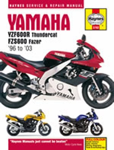Haynes Manual 3702 YAM YZF600R THUNDERCAT & FZS600 FAZER (96-03) 3 Haynes Manual 3702 YAM YZF600R THUNDERCAT & FZS600 FAZER (96-03)