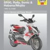 Haynes Manual 4755 Aprilia SR50 Rally; Sonic; Habana & Mojito 93-09 -Motorcycle Accessories Sales 2022 2353