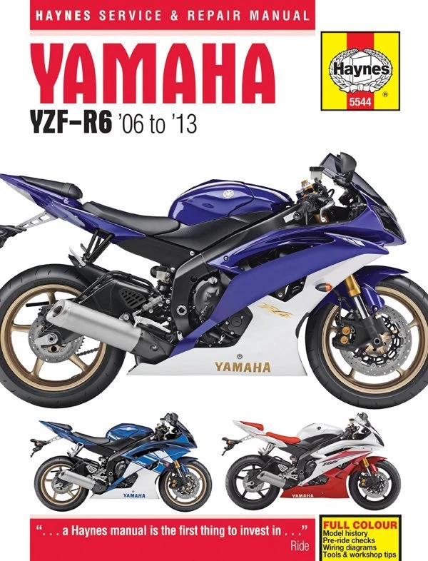 Haynes Manual 5544 YAM YZF-R6 06-13 3 Haynes Manual 5544 YAM YZF-R6 06-13