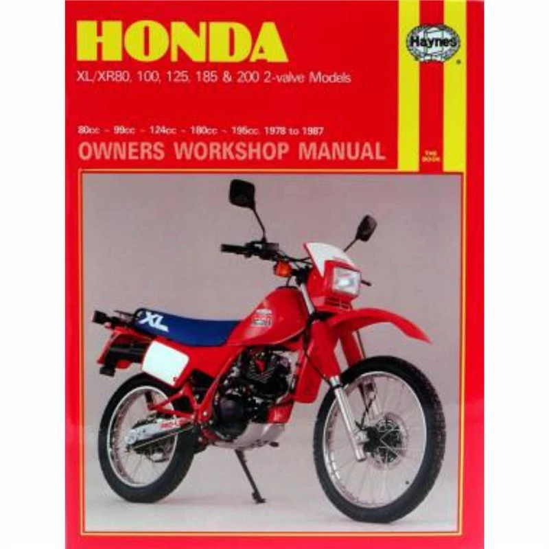 Haynes Manual 566 Honda XL/XR 80-200 3 Haynes Manual 566 Honda XL/XR 80-200