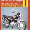 Haynes Manual 576 SUZ GP100/125 SINGLES -Motorcycle Accessories Sales 2022 2394