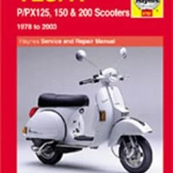 Haynes Manual 707 VESPA P/PX125;150 & 200 78-09 Scooter
