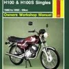 Haynes Manual 734 HON H100A -Motorcycle Accessories Sales 2022 2400