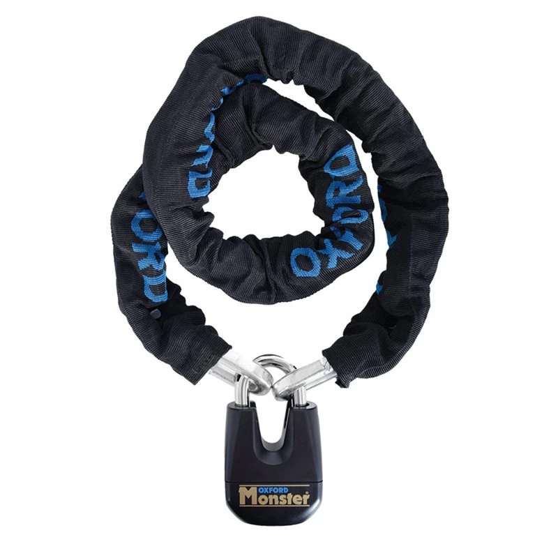 Oxford Monster 12mm Square Chain & Padlock 3 Oxford Monster 12mm Square Chain & Padlock