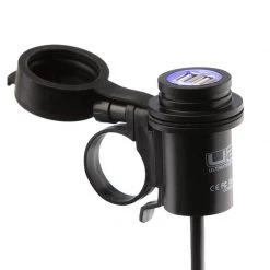 Ultimateaddons Dual USB Hardwire Charger With Handlebar Mount