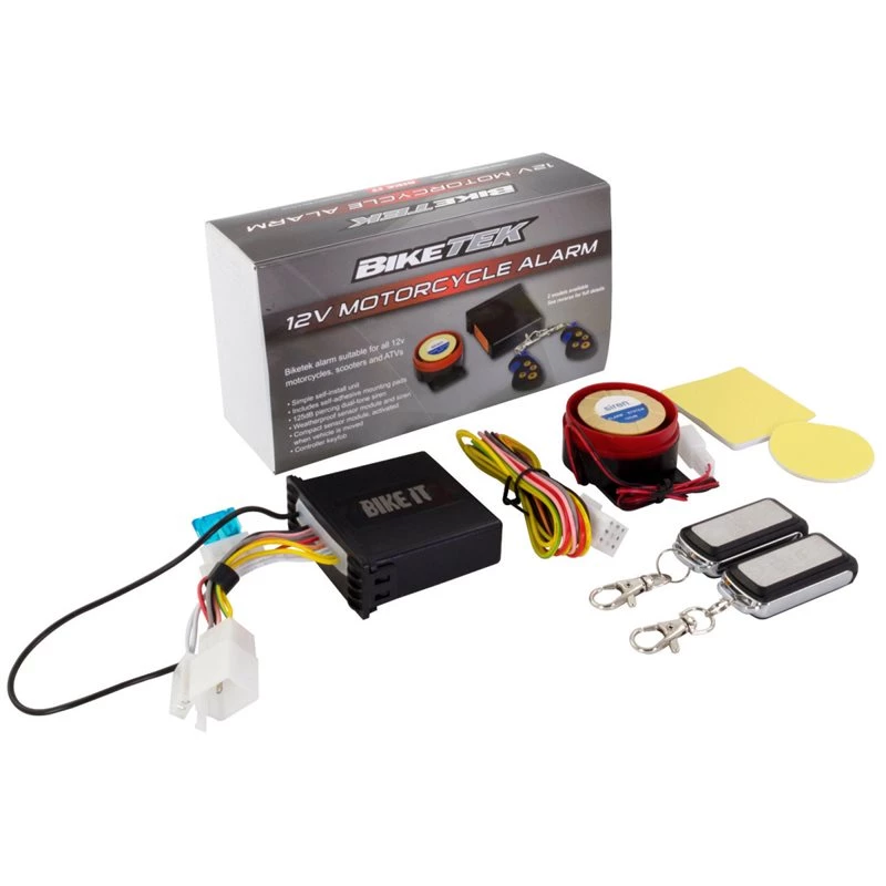 BikeTek 12V Remote Motorcycle Alarm - Full Model 3 BikeTek 12V Remote Motorcycle Alarm - Full Model