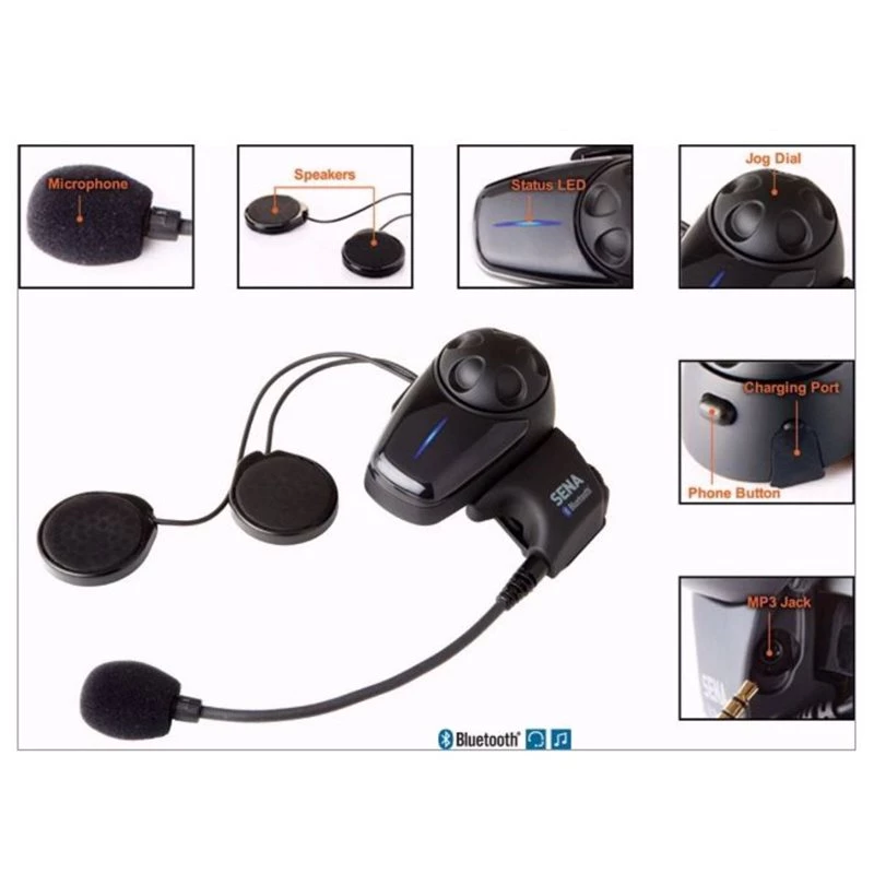 Sena SMH10 Bluetooth Headset and Intercom System (Single Pack) 5 Sena SMH10 Bluetooth Headset and Intercom System (Single Pack) - Image 3