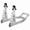 BikeTek Aluminium Front Box Stand (Sliver)