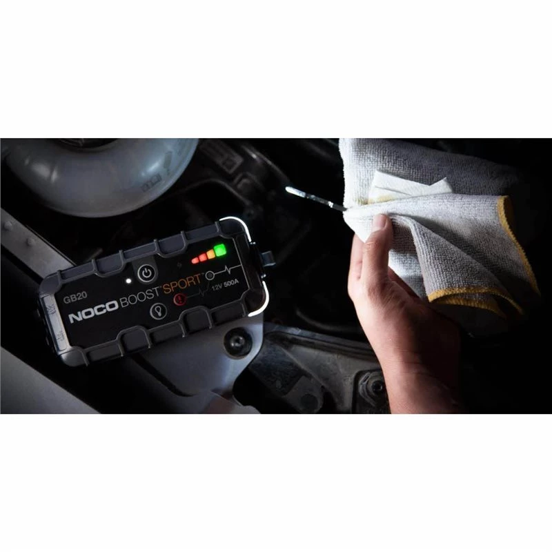 Noco GB20 Boost Sport 500A UltraSafe Lithium Jump Starter 7 Noco GB20 Boost Sport 500A UltraSafe Lithium Jump Starter - Image 5