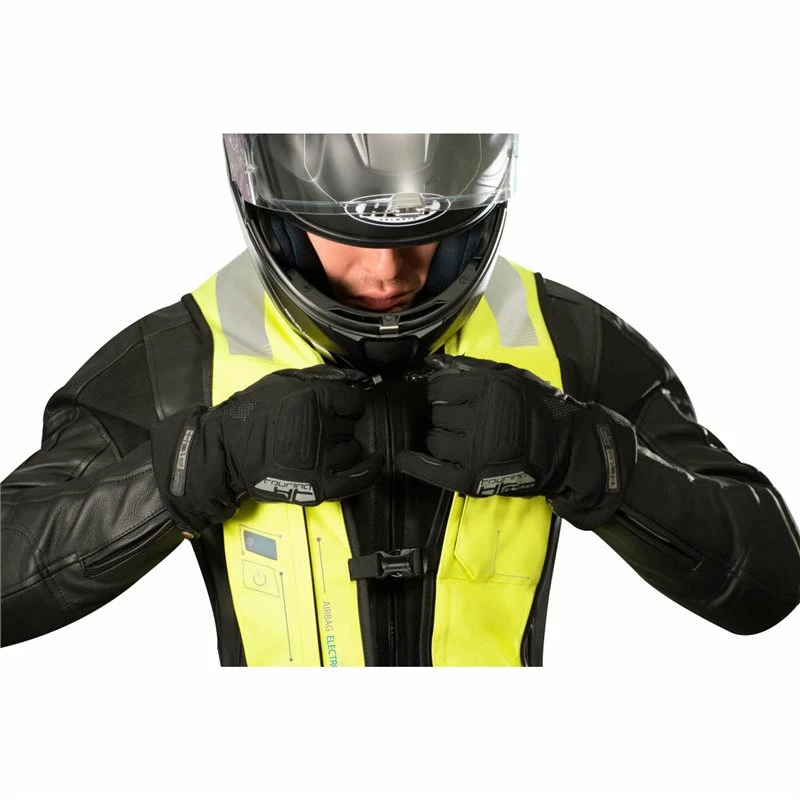 Helite E-Turtle Air Airbag Vest (Hi Viz) 9 Helite E-Turtle Air Airbag Vest (Hi Viz) - Image 7