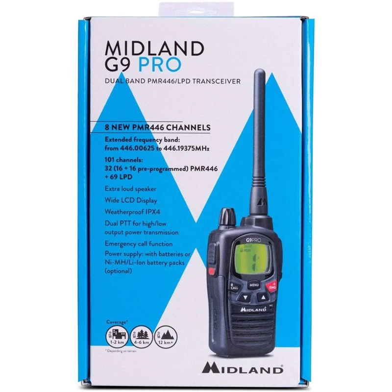 Midland Walkie Talkie G9 Two Way Radio 5 Midland Walkie Talkie G9 Two Way Radio - Image 3