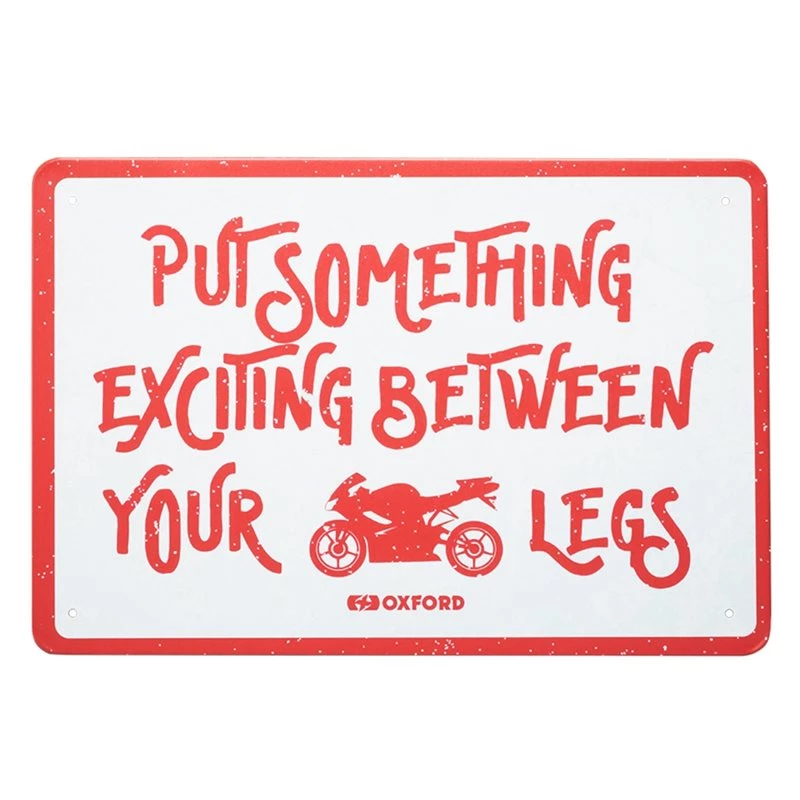 Oxford Garage Metal Sign: EXCITING 3 Oxford Garage Metal Sign: EXCITING